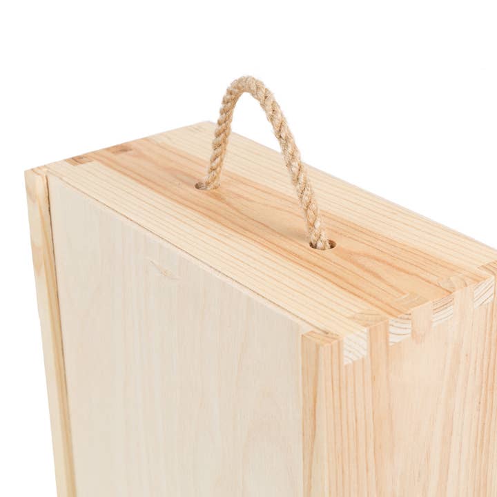 Compactor - Vendita all'ingrosso Busta regalo per vino - Scatola per 2 bottiglie di vino, naturale