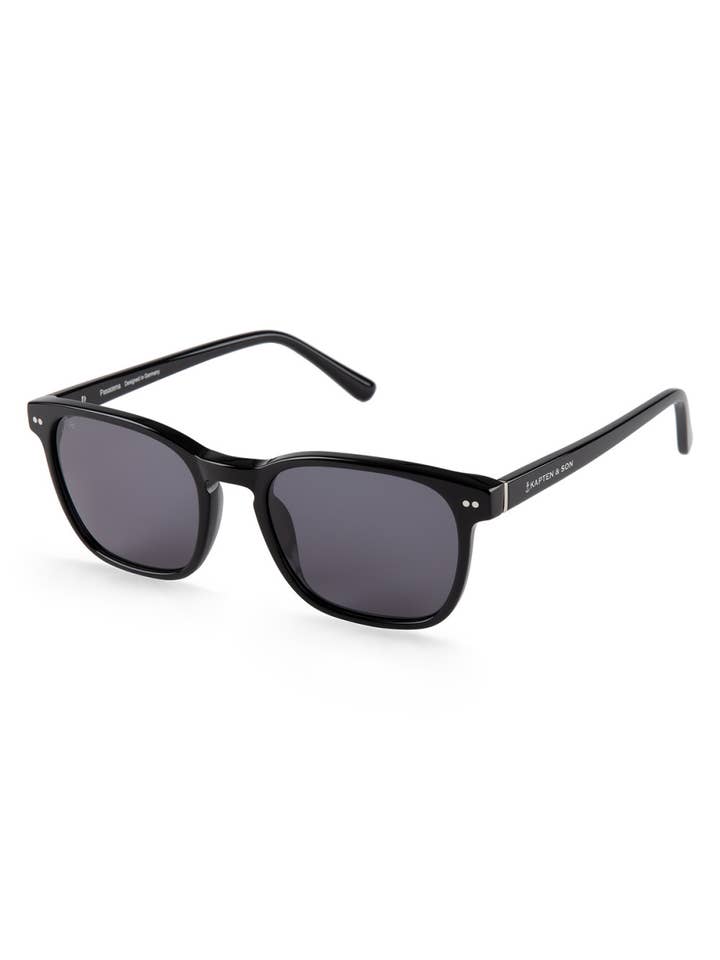 Pasadena All Black Urban Style Unisex Sunglasses for wholesale by Kapten & Son