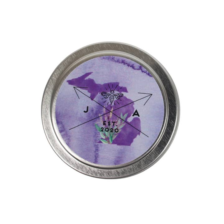 June Apothicarie - Wholesale Travel Candles - Lake Michigan Lavender 4oz Travel Candle1