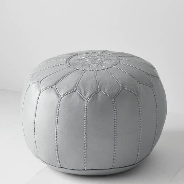 DarKech – wholesale Sittpuff – Marockansk läder fotpall ottomanska, handgjord sittpuff