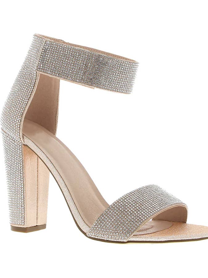 TALON À BRIDE DE CHEVILLE ÉBLOUISSANT pour la vente par CCOCCI