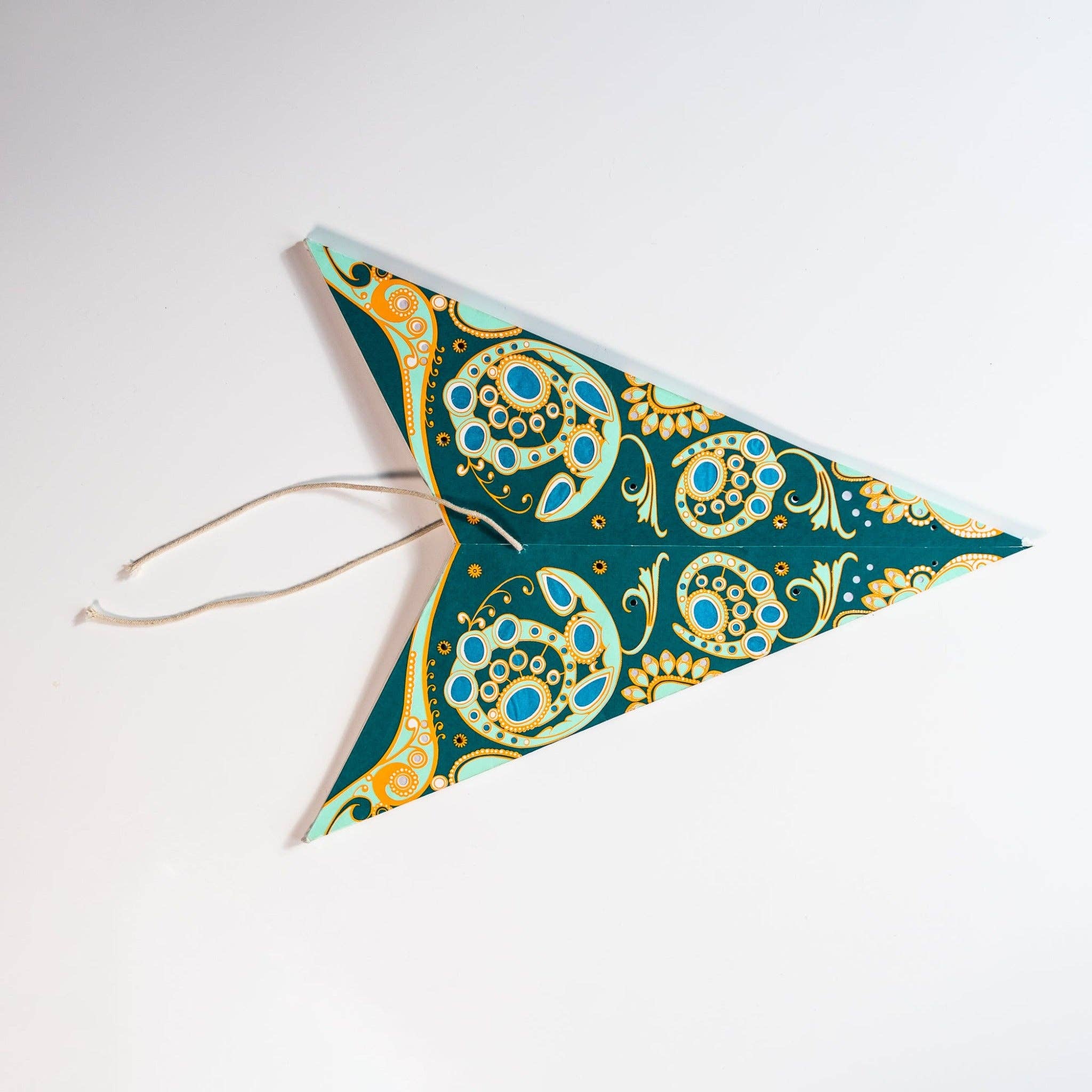 blau Paper Star Laterne - Phönix Azurblau für den Großhandel auf Faire3