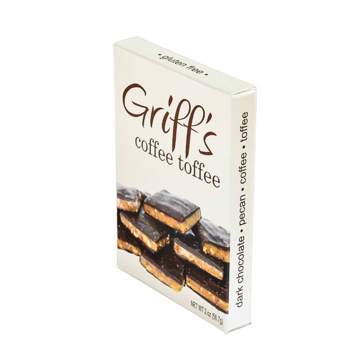 Griff's Toffee - Wholesale Toffee - Griff's Coffee Toffee - 2oz Dark Chocolate Toffee5