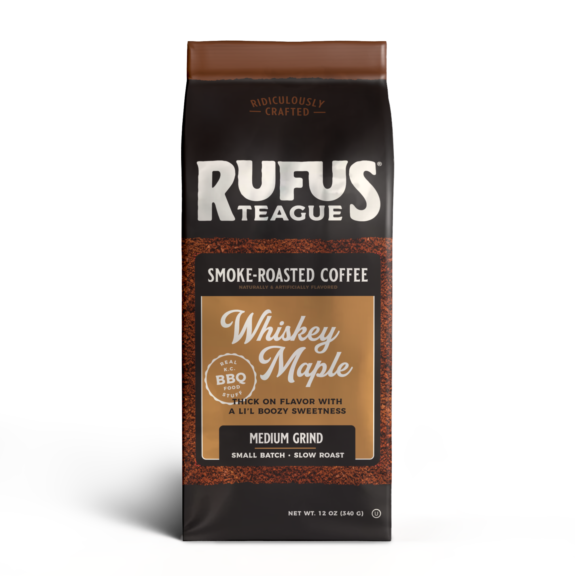 Rufus Teague - Wholesale Ground Coffee - Smoke-Roasted Java - Whiskey Maple Coffee2