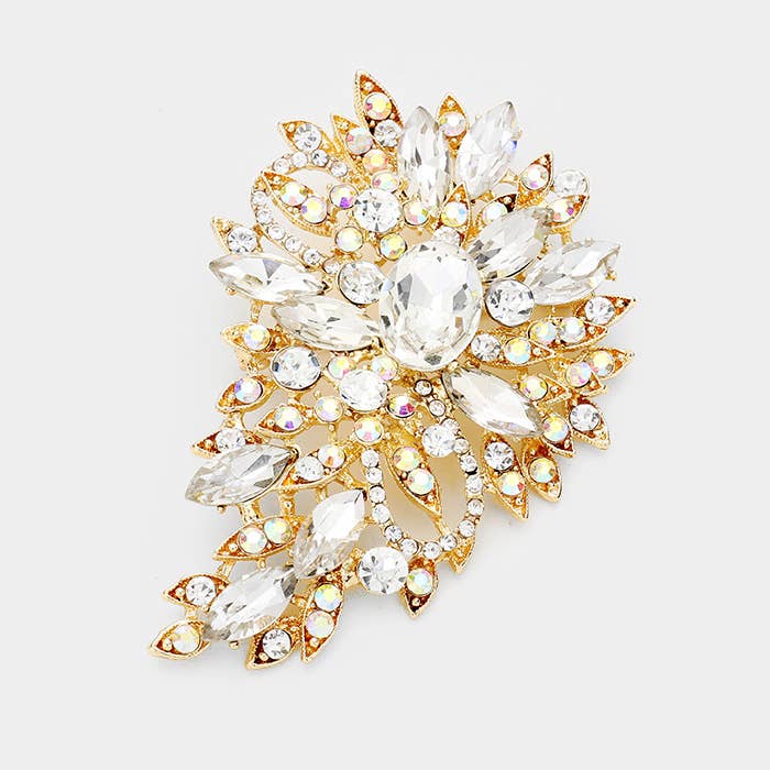 Sensibling Corp. - Wholesale Brooch - Crystal Bouquet Pin Brooch / Pendant5