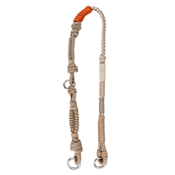 BAG STRAP - Barcelona taupe/orange flexi for wholesale by TIEFENBACHER LEHMANN