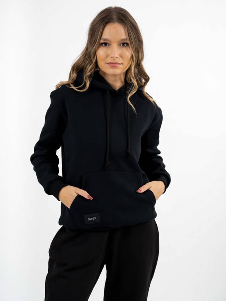 Sweat à capuche Basic Hood W noir pour la vente par StockNow Unipessoal