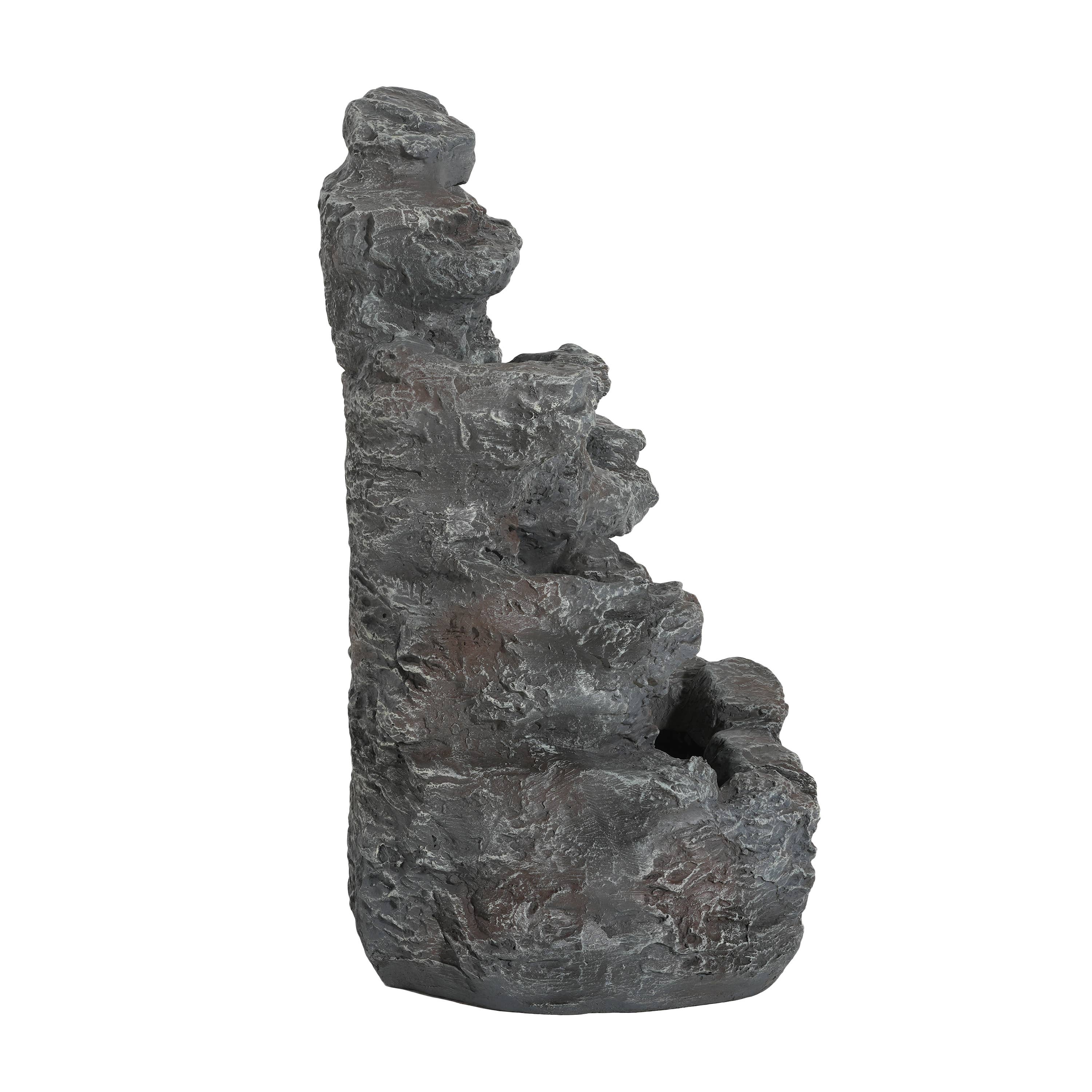 Paris Loft Inc - Wholesale Outdoor Ornament/Decor - Five-tiered concrete fountain, modern outdoor decoration5