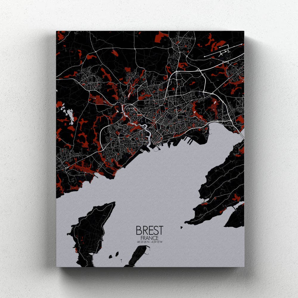 mapospheres - Venta al por mayor Pósteres - Poster de Brest | Francia7