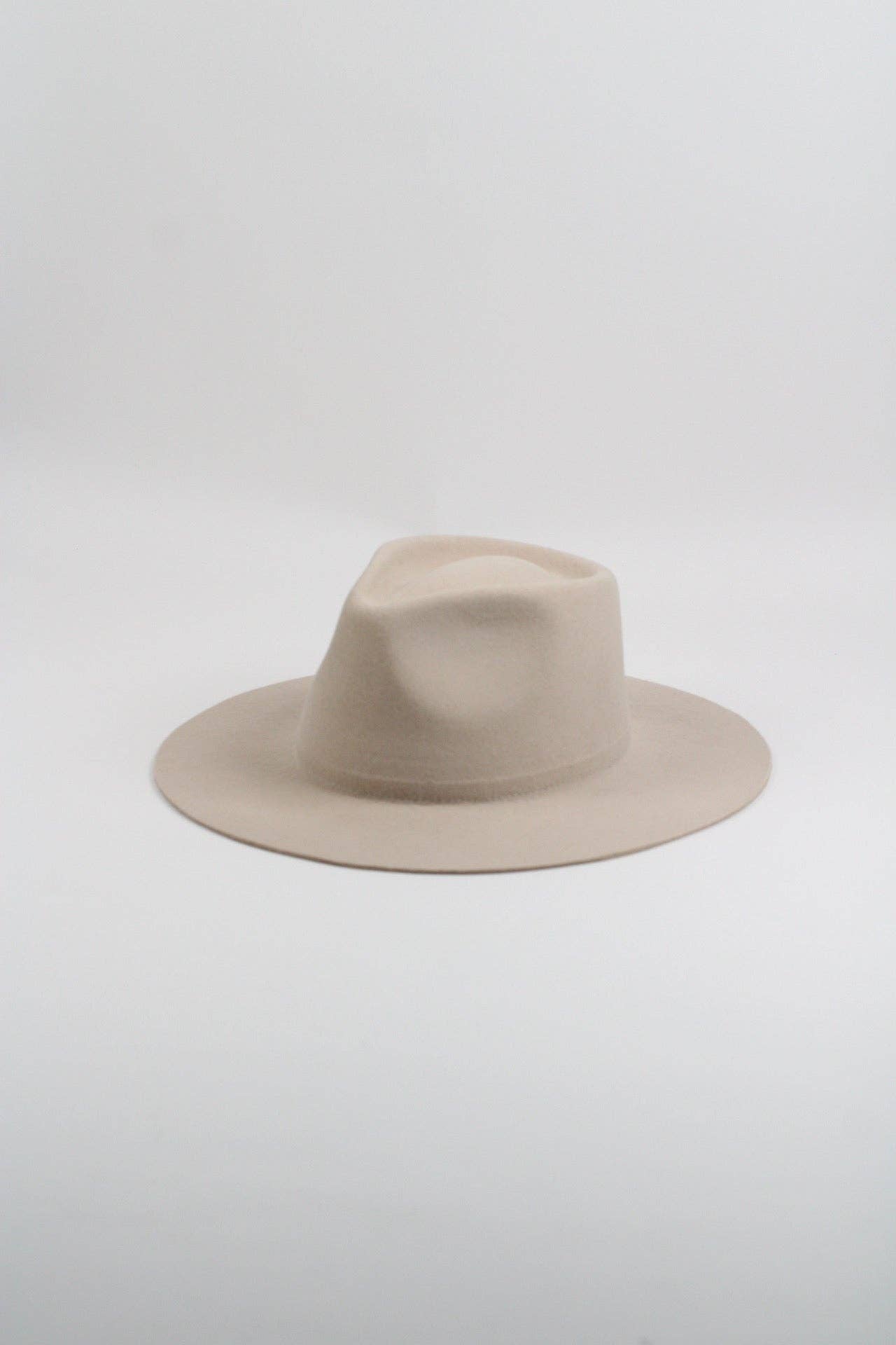 Wilder and Soul Wholesale Hats - Wholesale Fedora - Women's - The Paige Rancher - Wool Felt - Ivory1
