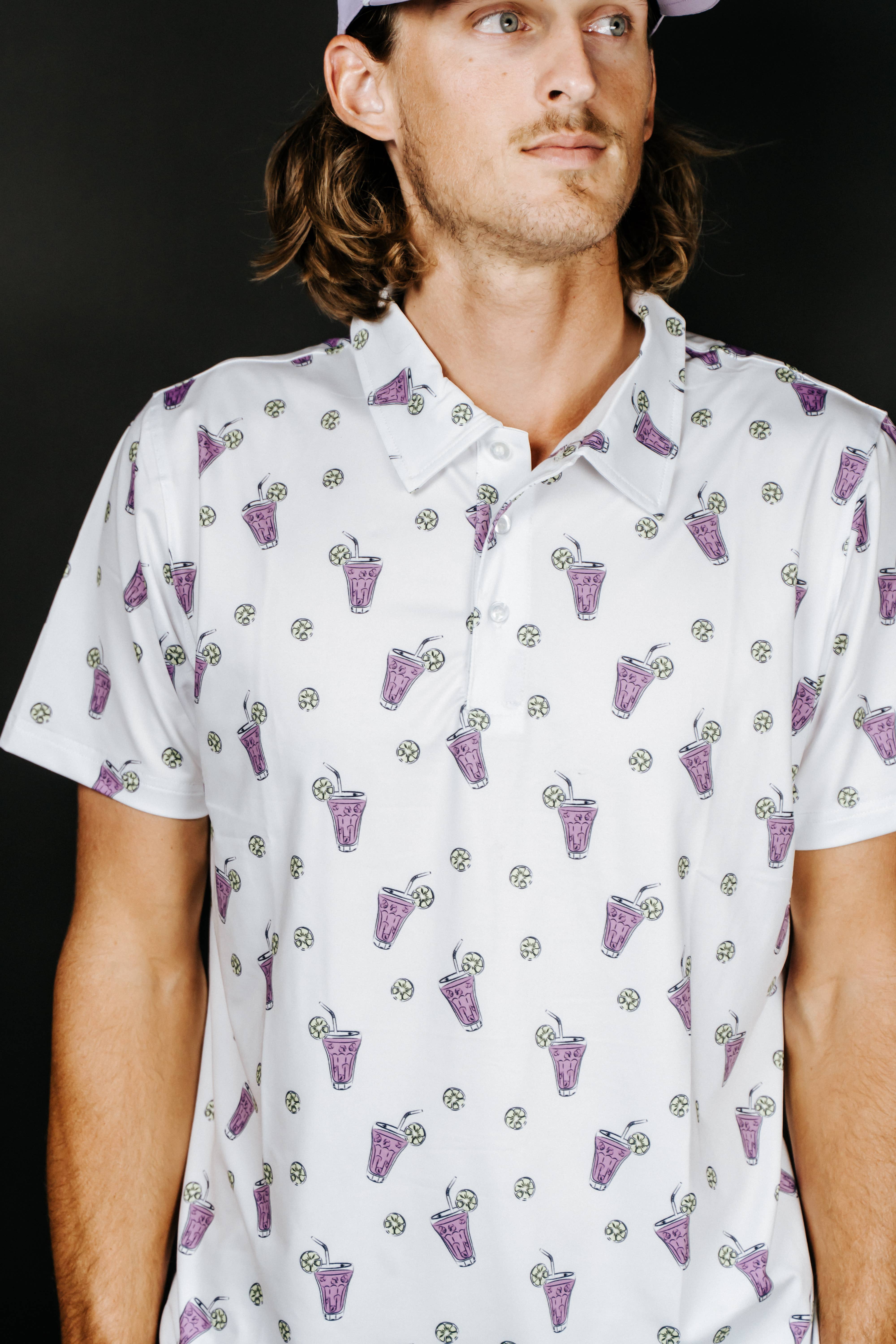 Shank It Golf – wholesale Polo – Men’s – Purple Drank Polo