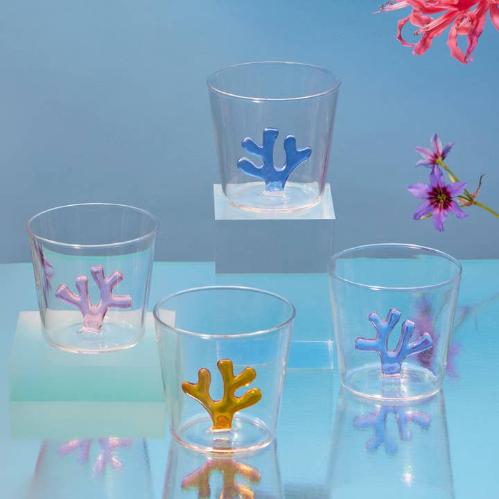 Sprezz - Wholesale Drinking Glass/Cup - Whimsical Tumbler Glasses | Set of Four