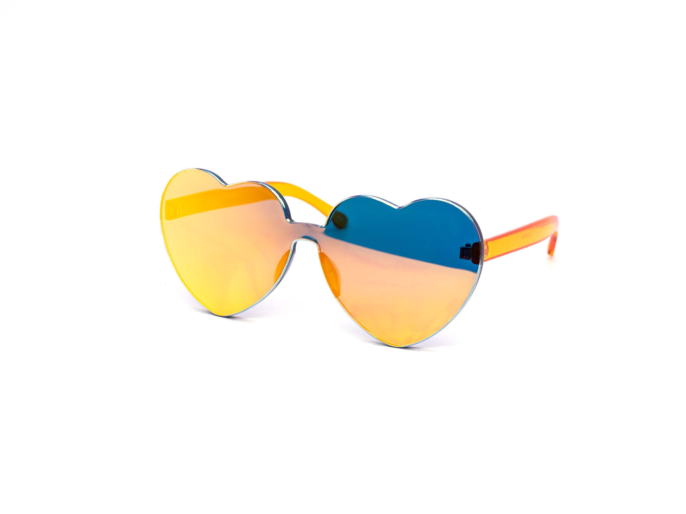 Still Friday - Vente Lunettes de soleil – femme - Lunettes de soleil sans monture en polycarbonate avec miroir de couleurs assorties9