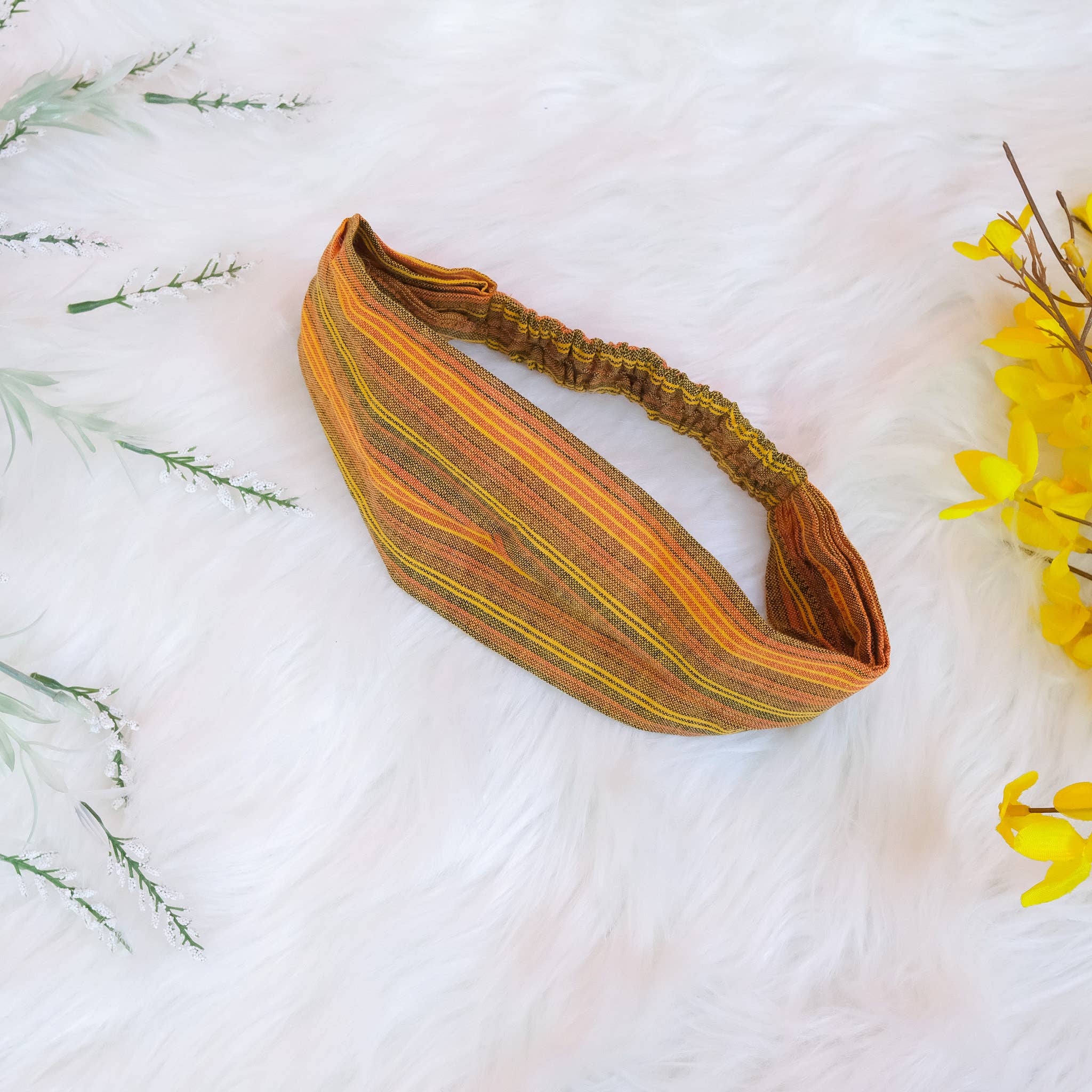 Karma Nepal Crafts - Vente Bandeau – femme - Bandeau bohème hippie unisexe en coton7