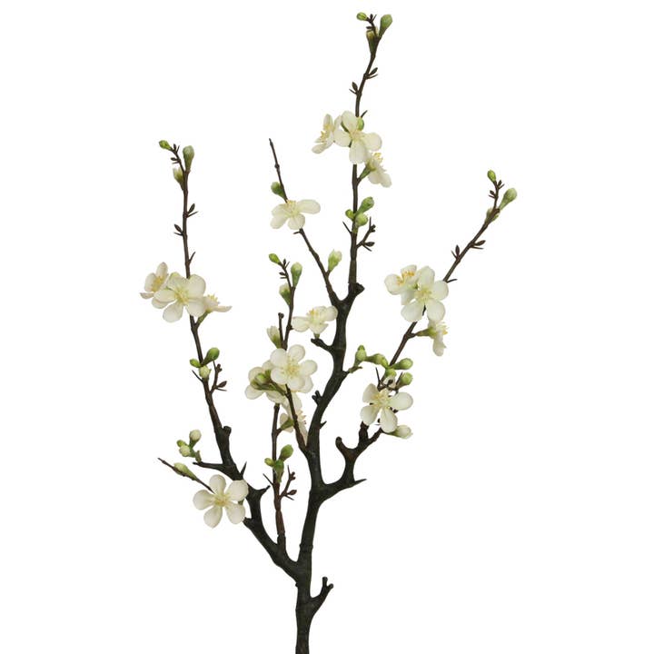 Floratexx – wholesale Artificial flowers – Apple blossom branch 74 cm white
