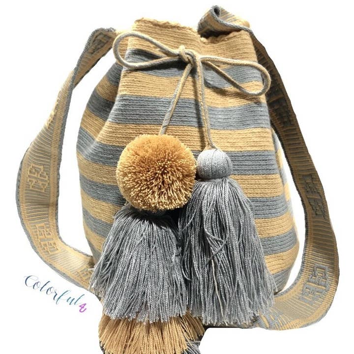 Colorful 4U - Vendita all'ingrosso Borsa a tracolla - Donna - Borse uncinetto a righe | Special Edition6