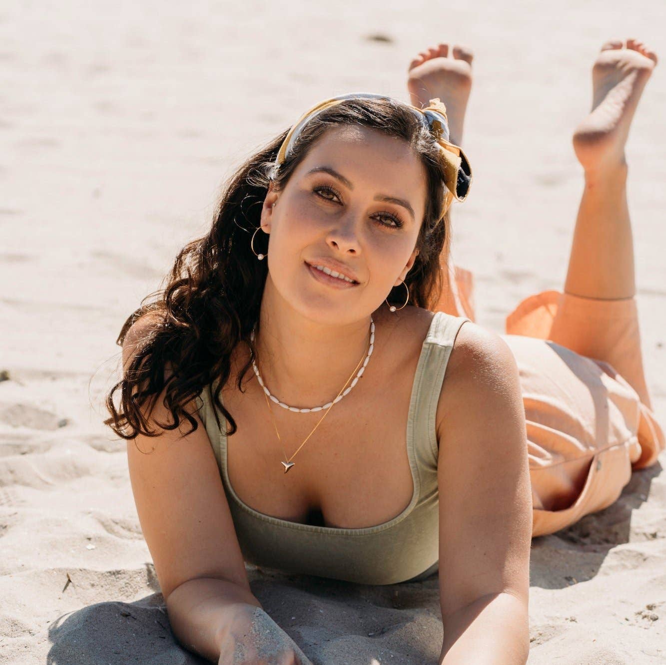 SALTY CALI - Vente Créoles - Cerceaux perlés d'eau douce ~ Coquillages salés4