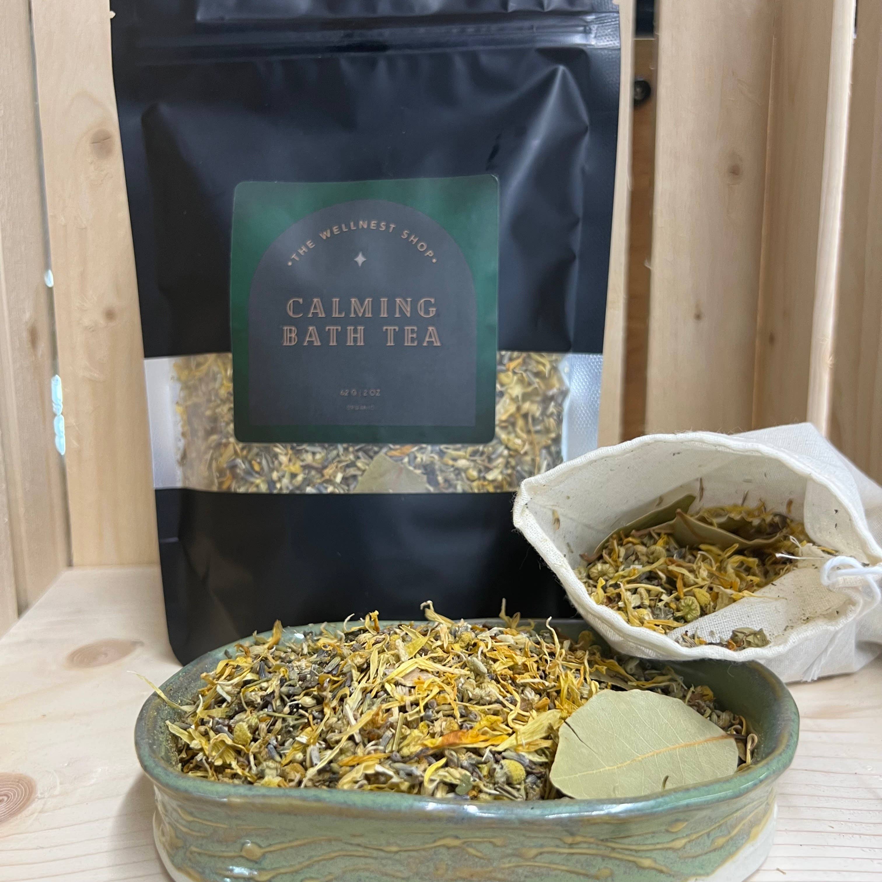 The Wellnest Shop - Wholesale Bath Soak/Milk - Calming Bath Tea2