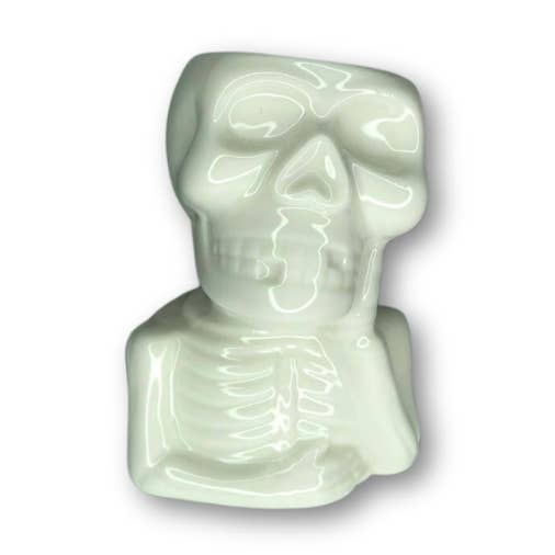 Skeleton Bust - Head Resting Left Flower Pot Planter for wholesale by Elkhorn Succulents