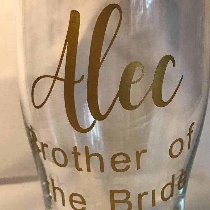 Megan Louise Creations – wholesale Beer glass/mug – Bridal pint glass3