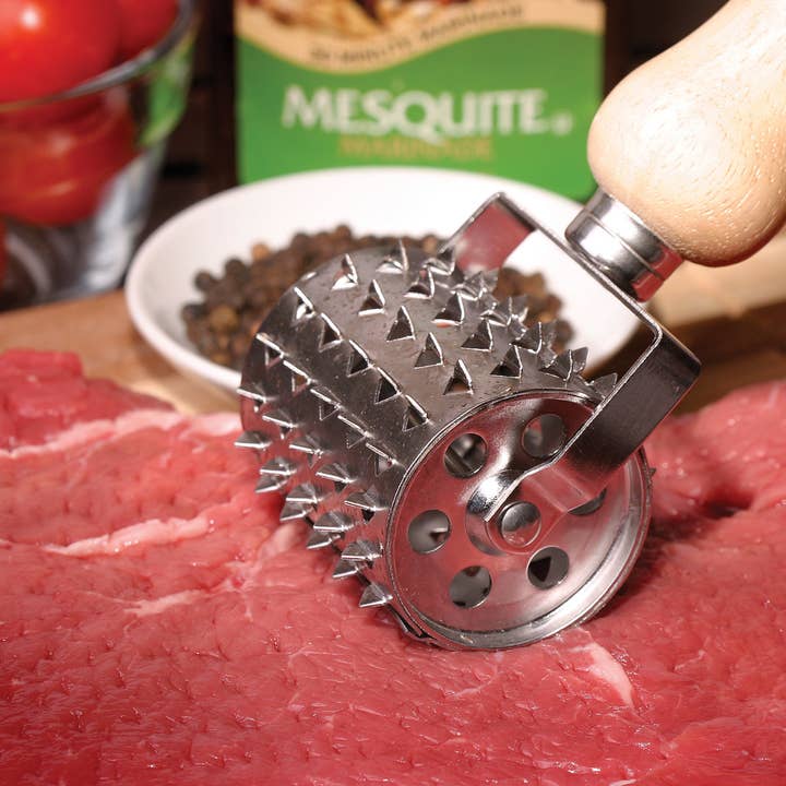 Style Asia - Wholesale Kitchen Tool/Gadget - Jim Beam Rolling Stainless Steel Meat Tenderizer