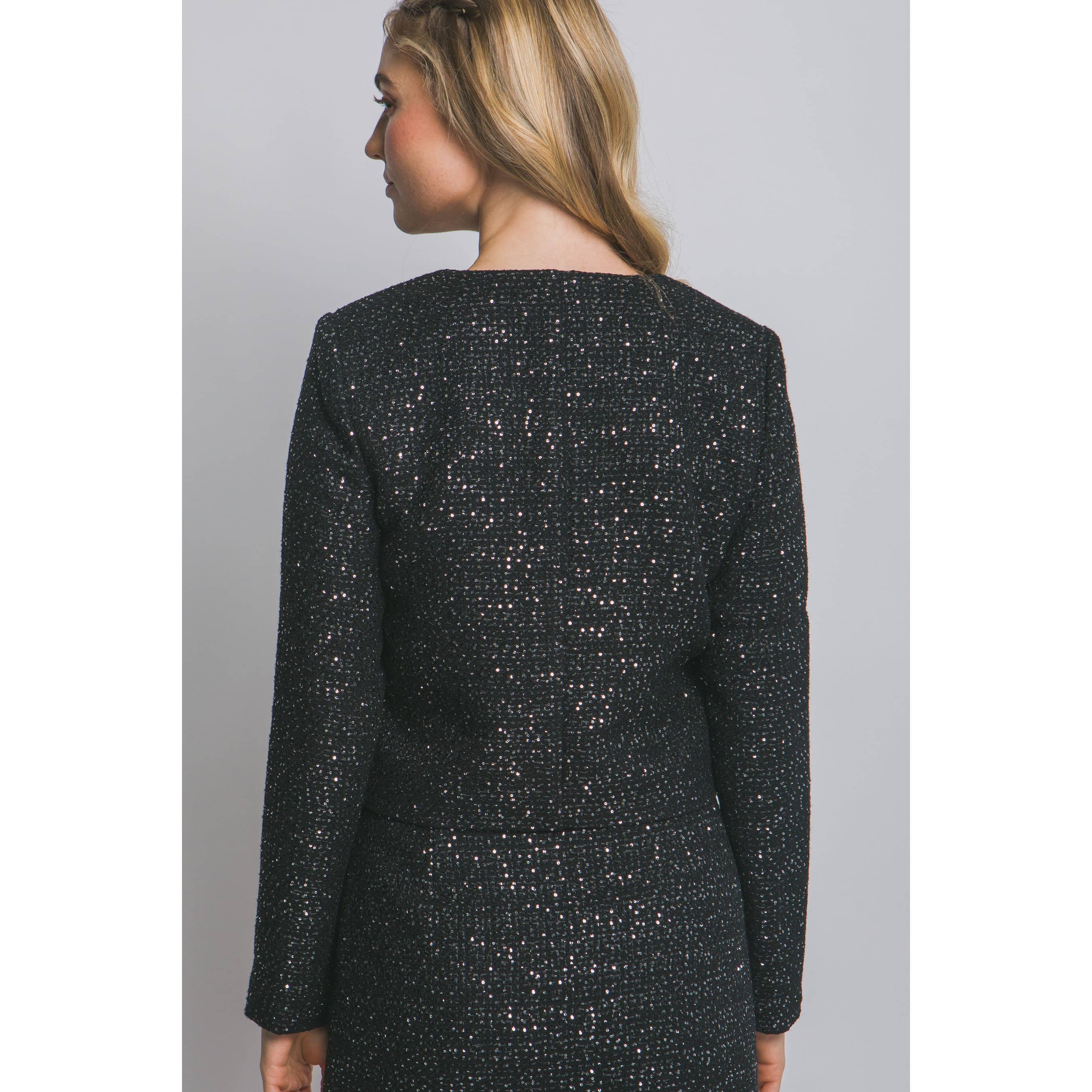 ITSSY - Wholesale Top & Skirt Set - Women's - TWEED JACKET AND MINI SKIRT SET7