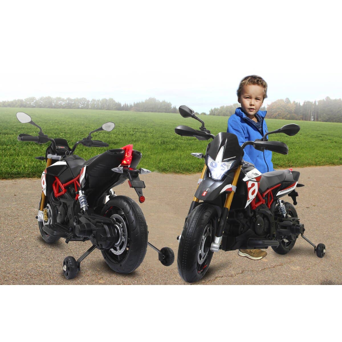 mhw24 - Wholesale Bike/Scooter - Kids - Ride-on Aprilia Dorsodoru 900 12V10