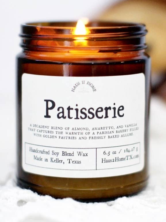 Patisserie - French Pastries - Hand-Poured Candle for wholesale by Haus II Home, LLC