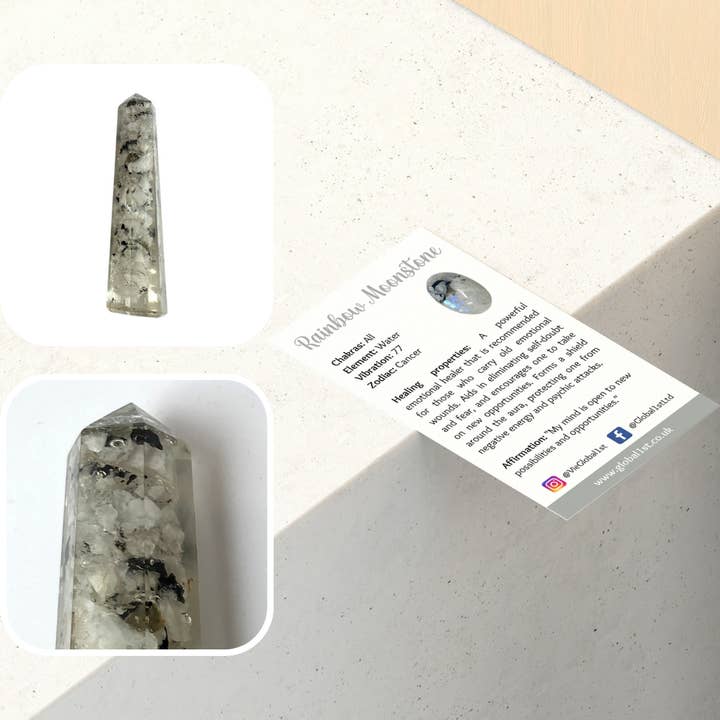 VIE - Wholesale Spiritual Stone/Crystal - Orgonite Obelisk Tower, 10-12cm11