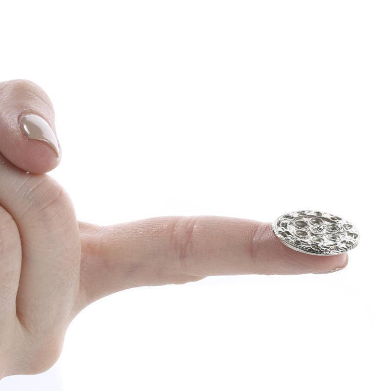 Factory Direct Craft - Wholesale Decorative Plate/Dish/Bowl - 1" Miniature Silver Passover Seder Plate0