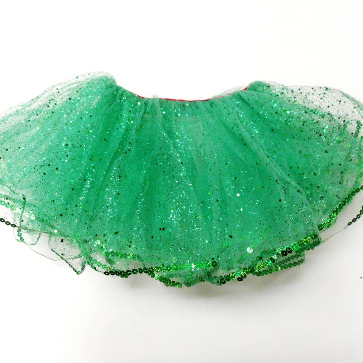 Wenchoice - Wholesale Tutu – Child - Green Glitter Reversible Tutu