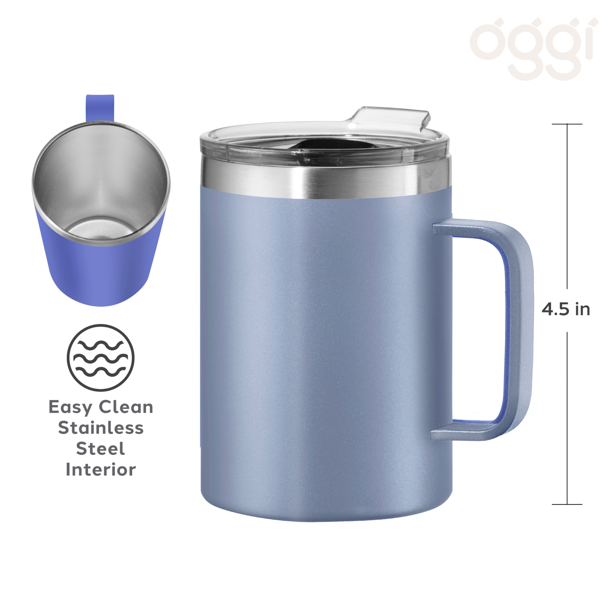 Oggi - Wholesale Insulated Mug/Tumbler - Insulated Tumbler - ThermoMug Double Vacuum (420 ml, 14 oz)11