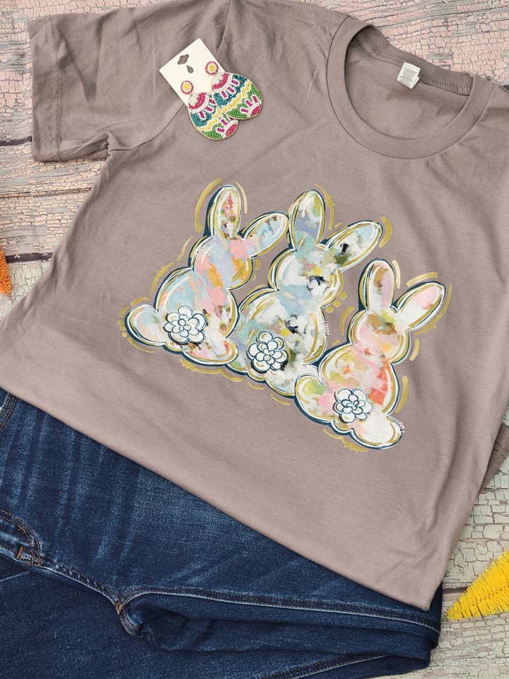 Soft Bunnies Graphic T-Shirt for wholesale by Ranch Swag