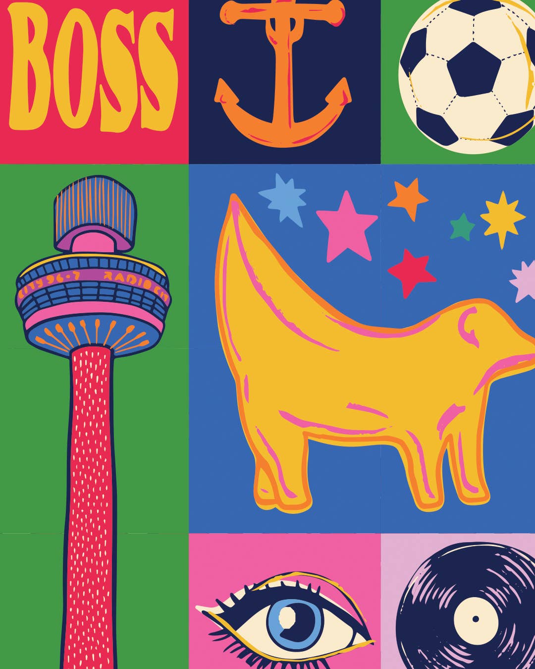 Lost Plots - Wholesale Art Print - City of Liverpool Poster - Liverpool England Art Print2