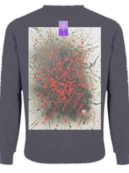 Men's Roundneck Jumper - the ikebanna mass of the cosmos for wholesale by Noka