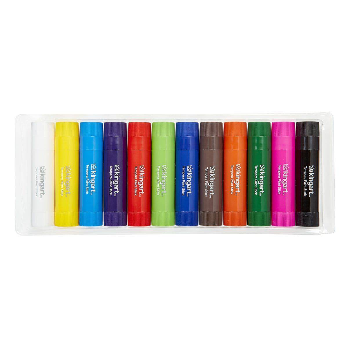 KINGART - Wholesale Verfset - Tempera-verfstiften, 12 kleuren8