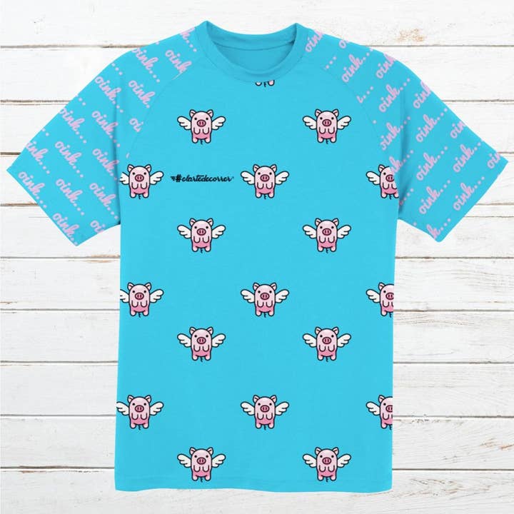 Camiseta técnica masculina #Cerdos por atacado de elartedecorrer