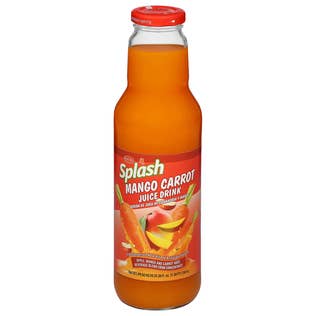 Hudson Meat Company - Wholesale Fruit Juice - JUICE SPLASH CARROT W/MANGO - POCAS SPLASH