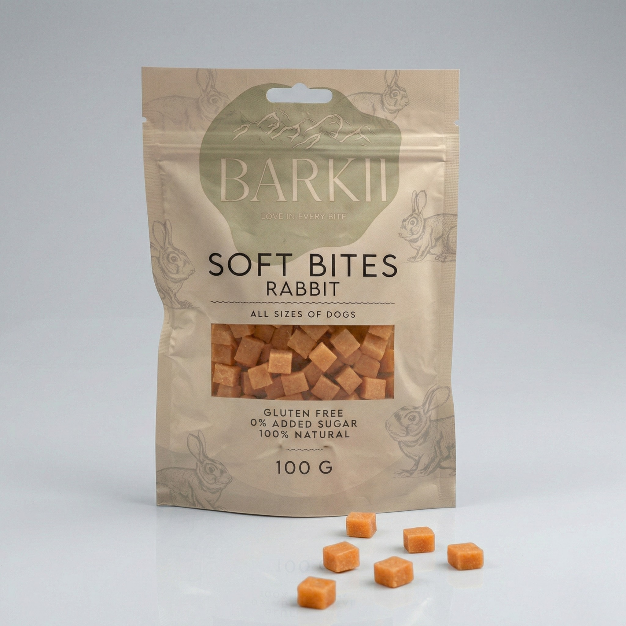 Staey – wholesale Pet treats – Dog – Barkii Training Treats | Rabbit | 100g.0