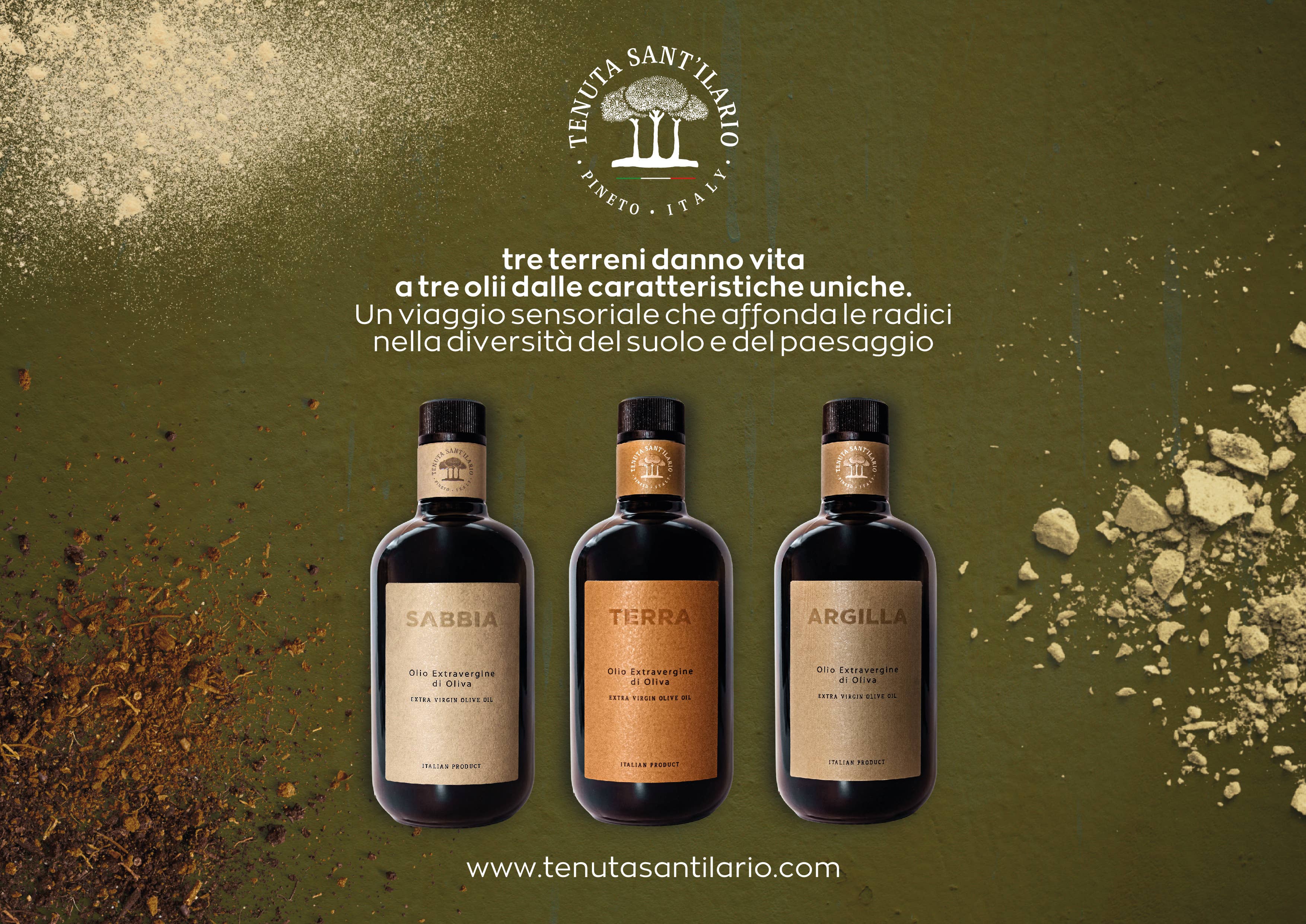 TENUTA SANT'ILARIO – wholesale Olive oil – SOIL LINE, 3 bottles 500 ml 100% ITALIAN EXTRA VIRGIN OLIVE OIL8