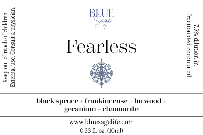 Blue Sage - Wholesale Essential Oil Roll-On - Fearless Blend Essential Oil Roller | Aromatherapy Roll On1