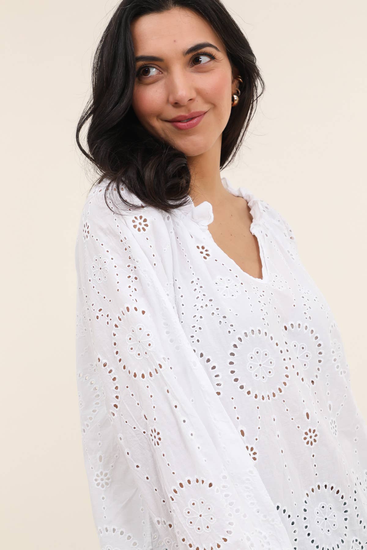 LÉA & LUC – Großhandel Bluse – Damen – Bluse aus 100% Baumwolle REF. 121683