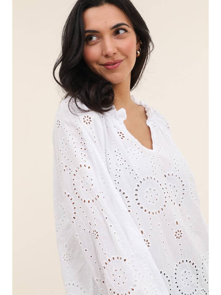 LÉA & LUC - Wholesale Blouse - Women's - 100% Cotton Blouse REF. 121683