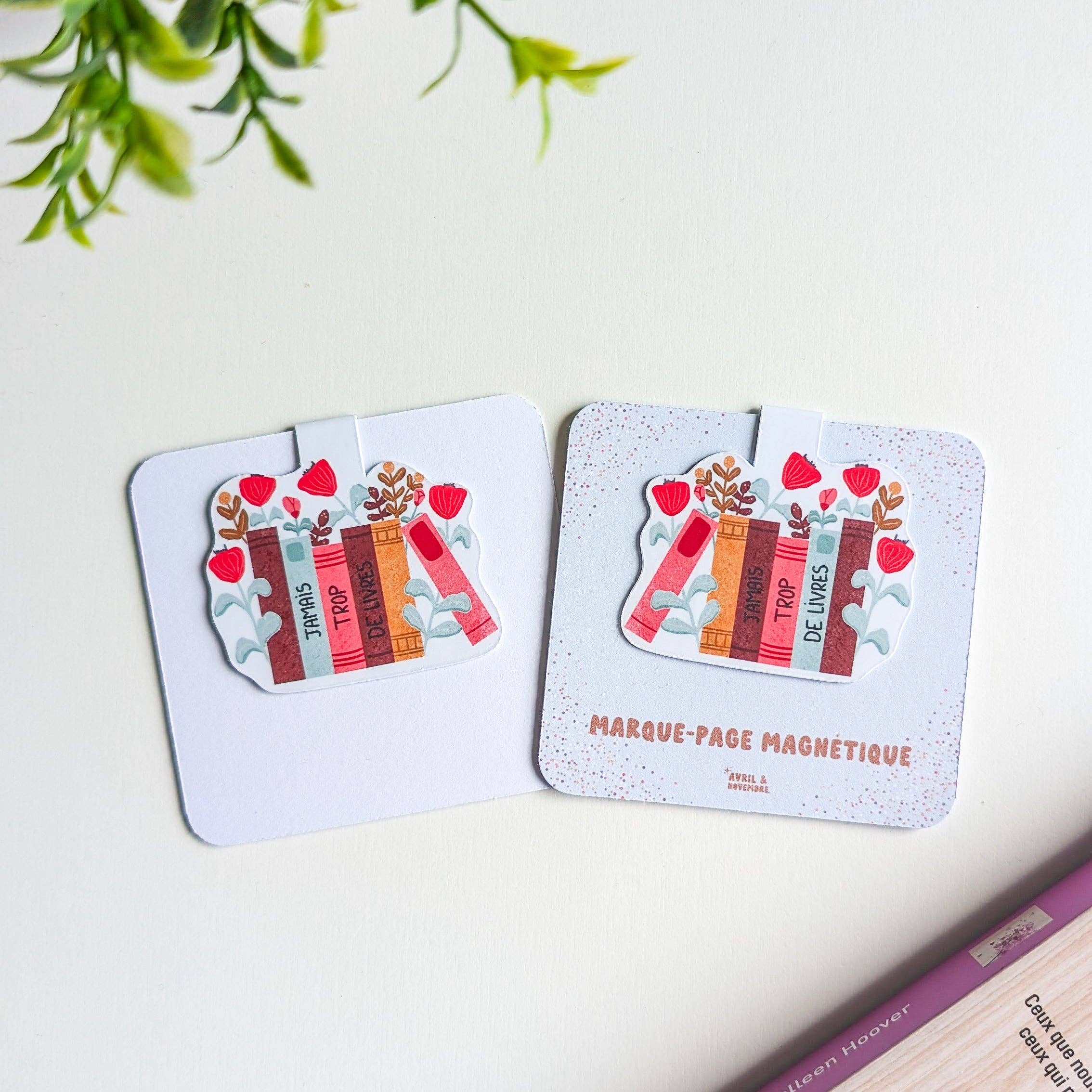 Avril & Novembre - Wholesale Bookmark - Magnetic Bookmark - Never Too Many Books4