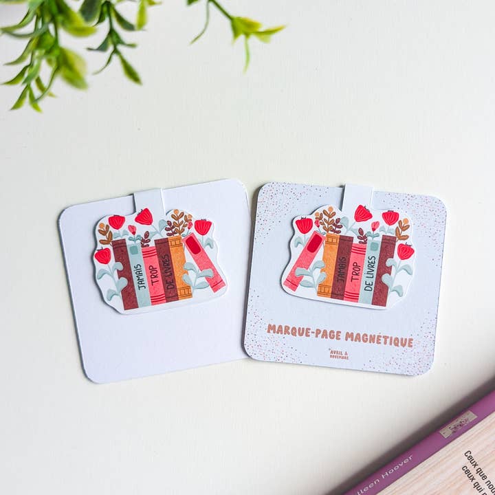 Avril & Novembre – wholesale Bokmärke – Magnetiskt Bokmärke - Aldrig för många böcker4