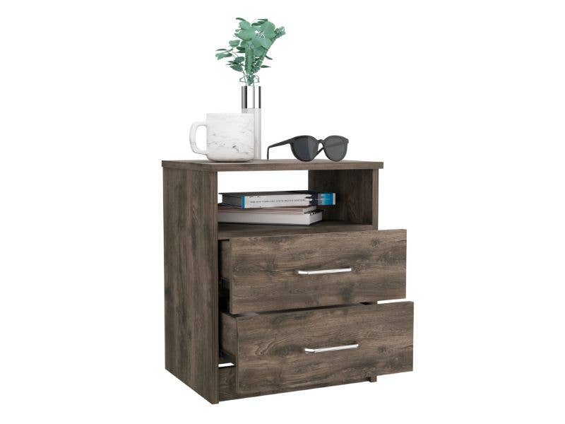 Depot E-Shop - Wholesale Bedroom Furniture - Salento Nightstand, 2 Drawers6