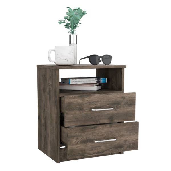 Depot E-Shop - Wholesale Bedroom Furniture - Salento Nightstand, 2 Drawers6