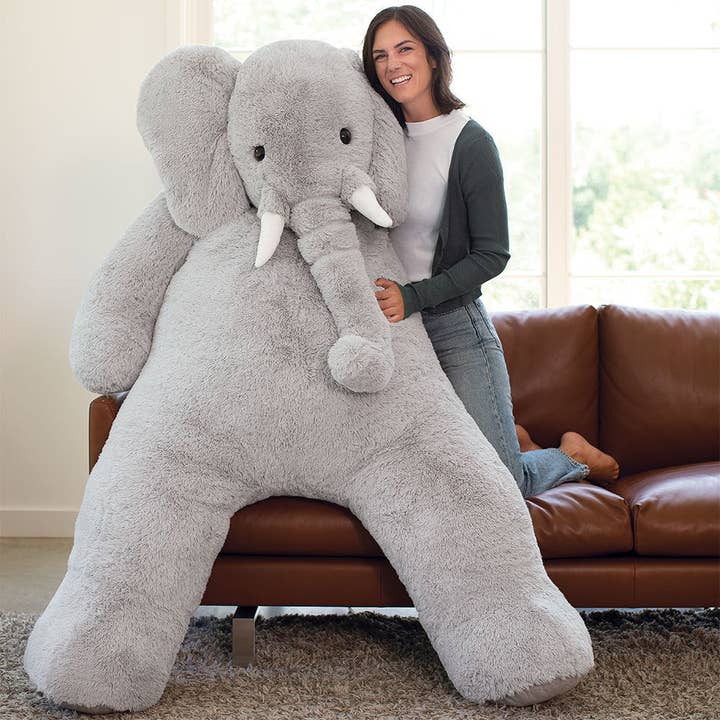 Vermont Teddy Bear - Wholesale Stuffed/Plush Toy - Kids & Baby - 6 Ft. Giant Cuddle Elephant9