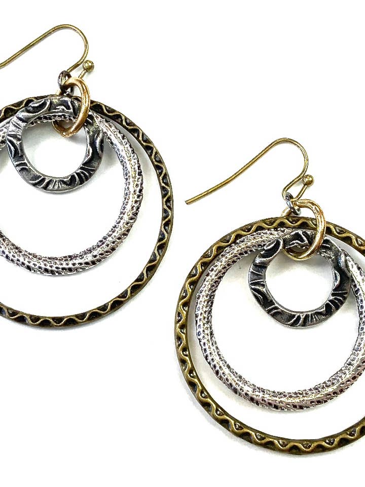 RM171 ER-Mezzo Textured Rings for wholesale by Lost & Found Trading