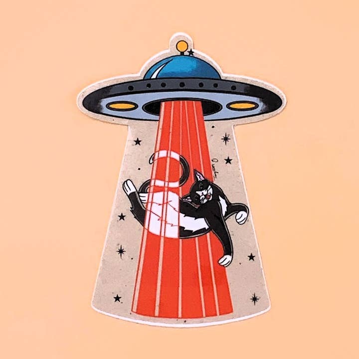 UFO Kitty Klistermærke for engroshandel hos Teighlor Made Co.